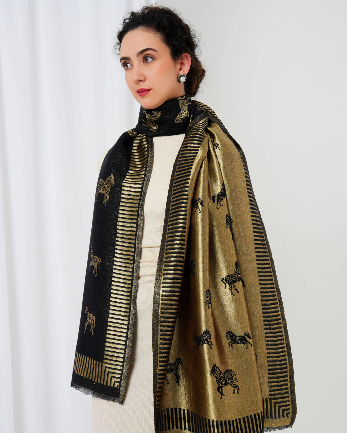 Reversible Woolen Stole