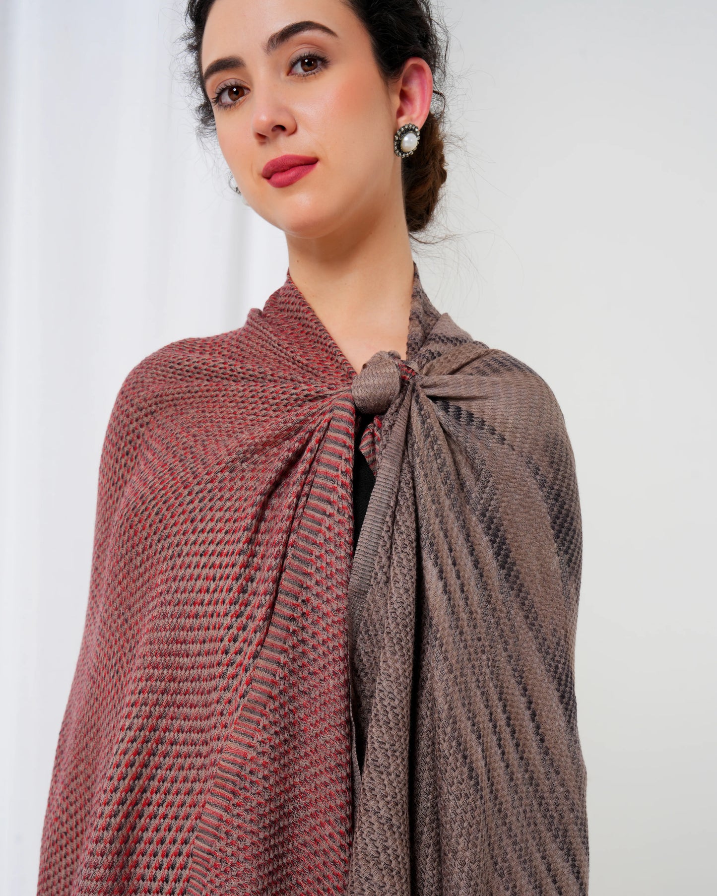 Reversible Cashmere Stole