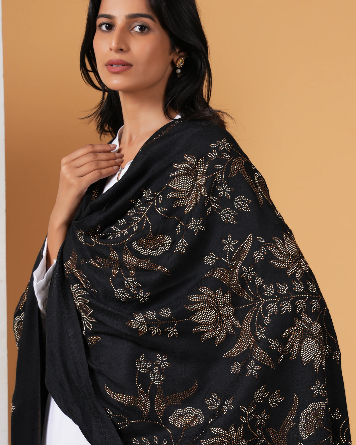 Swarovski Woolen Stole