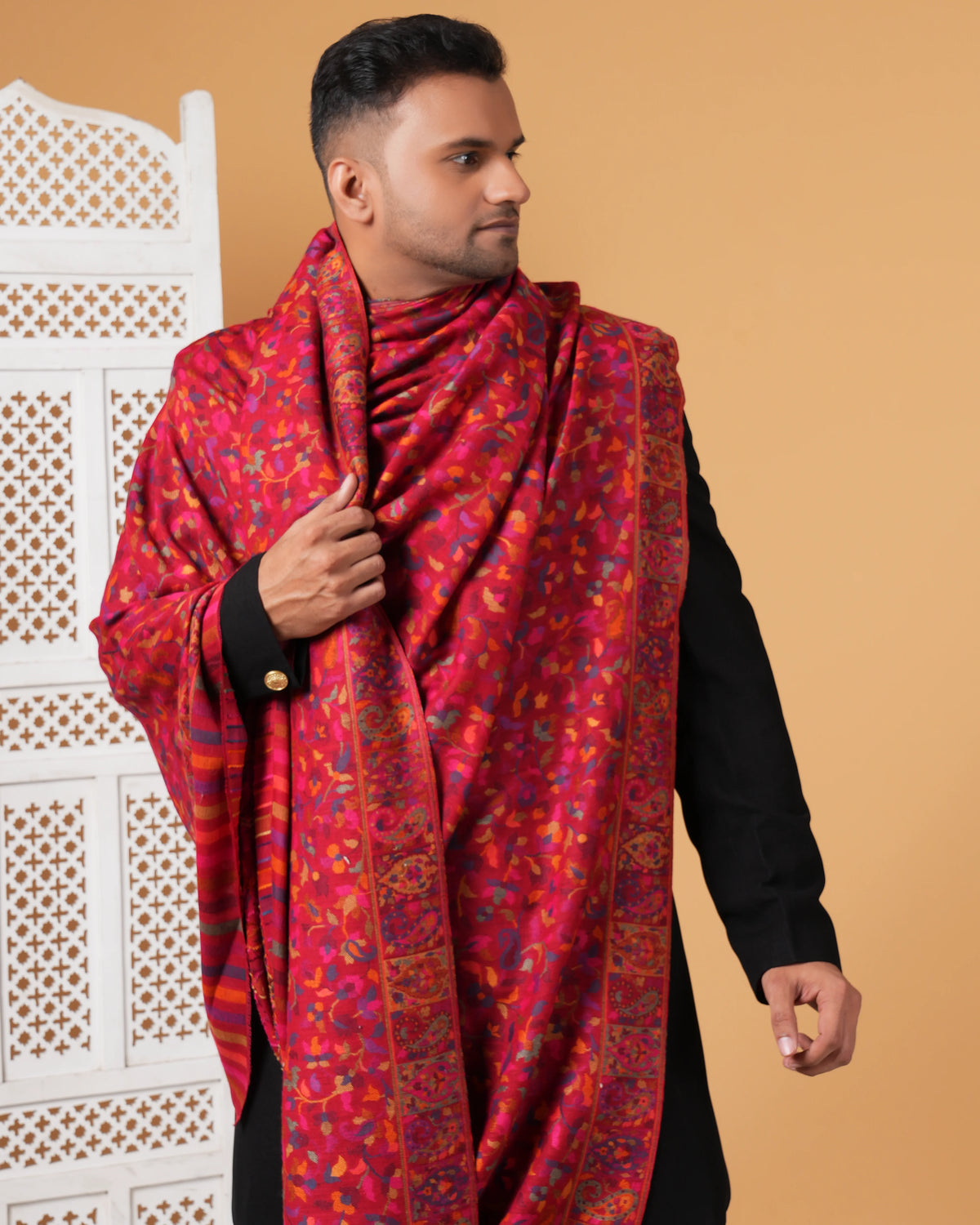 Kani Woolen Men's Shawl