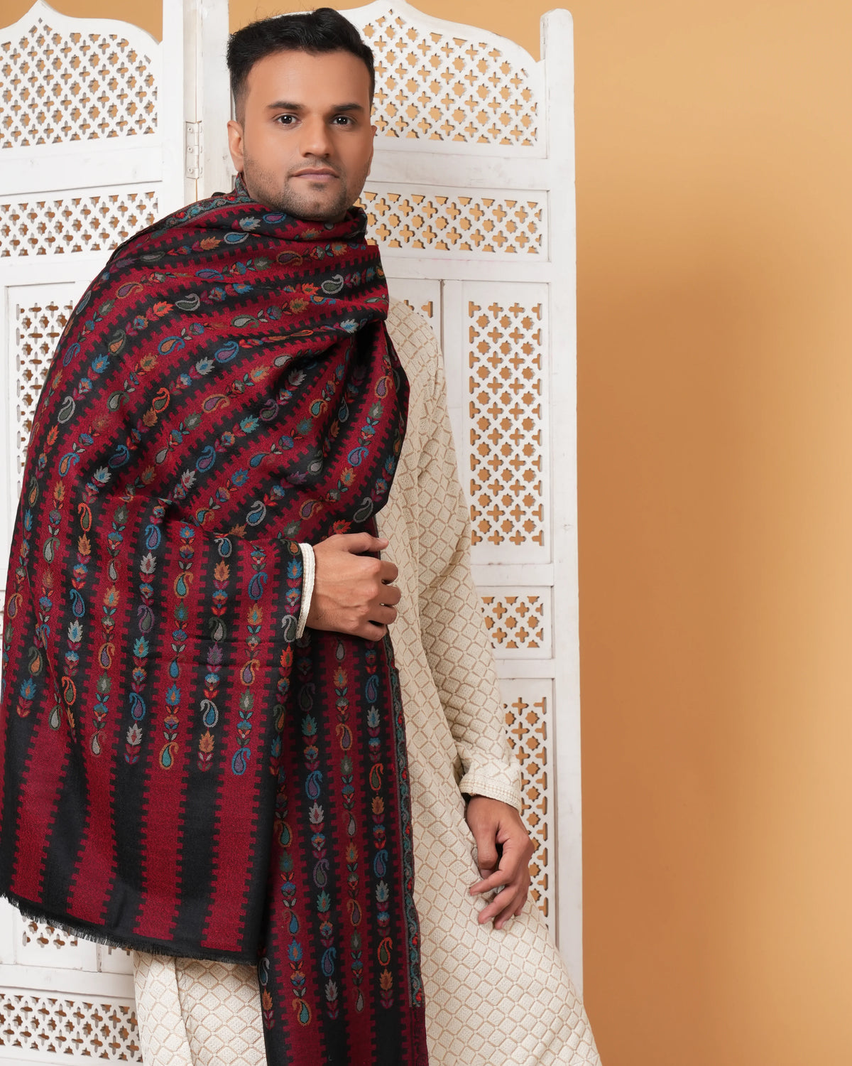 Kani Woolen Men's Shawl