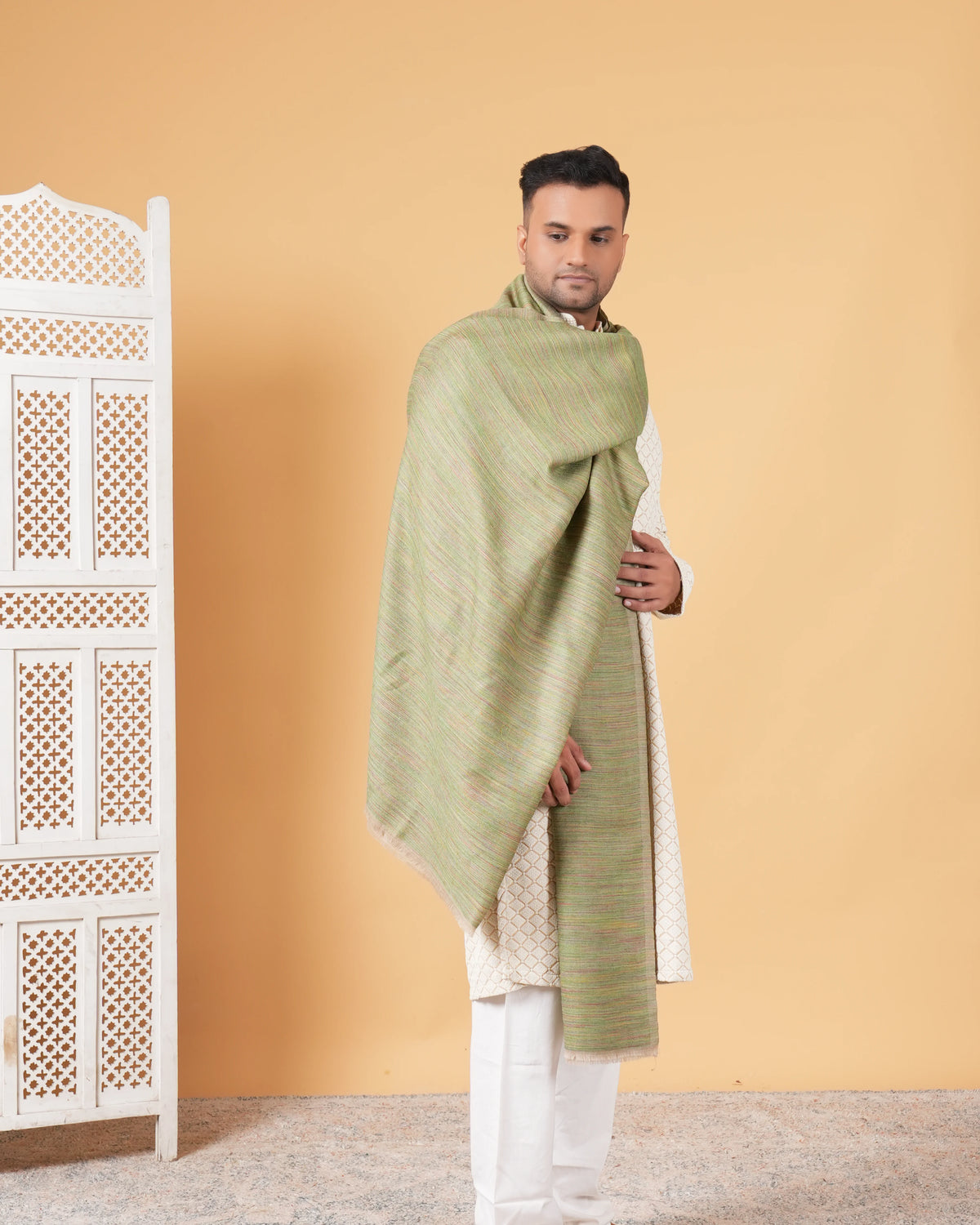 Reversible Pashmina Men's Shawl