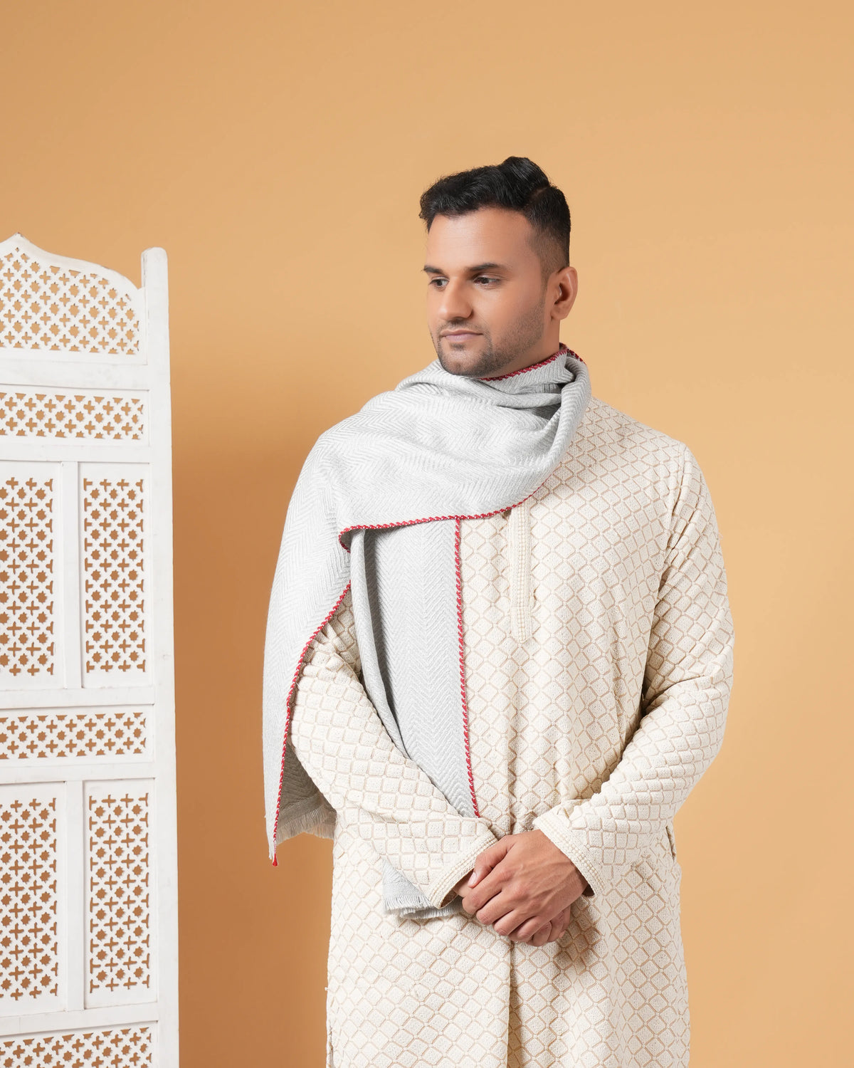 Herringbone Pashmina Muffler