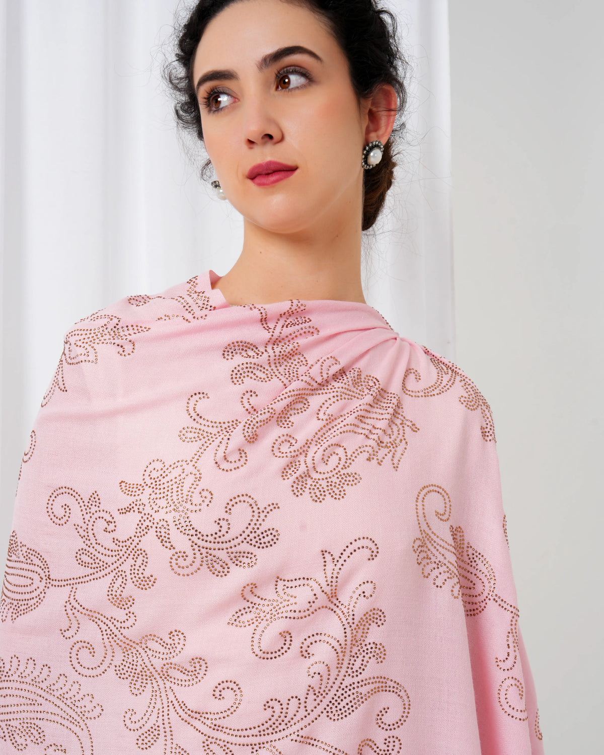Swarovski Woolen Stole