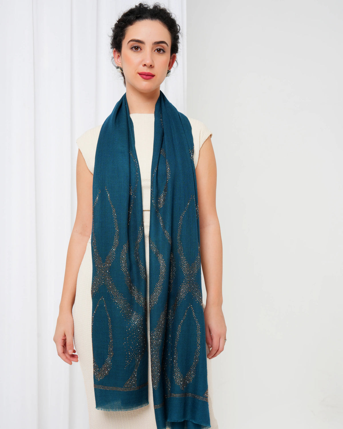 Swarovski Woolen Stole
