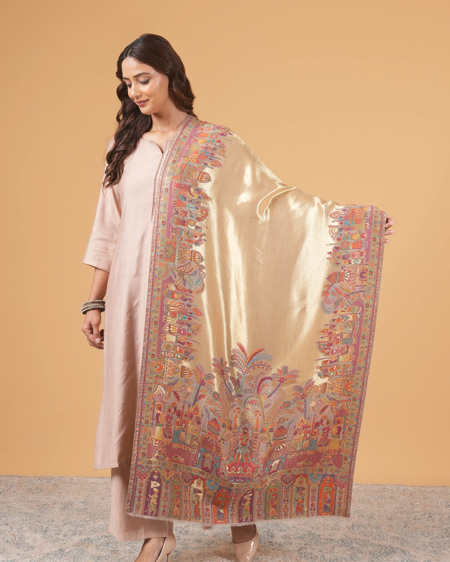 Zari Woolen Stole