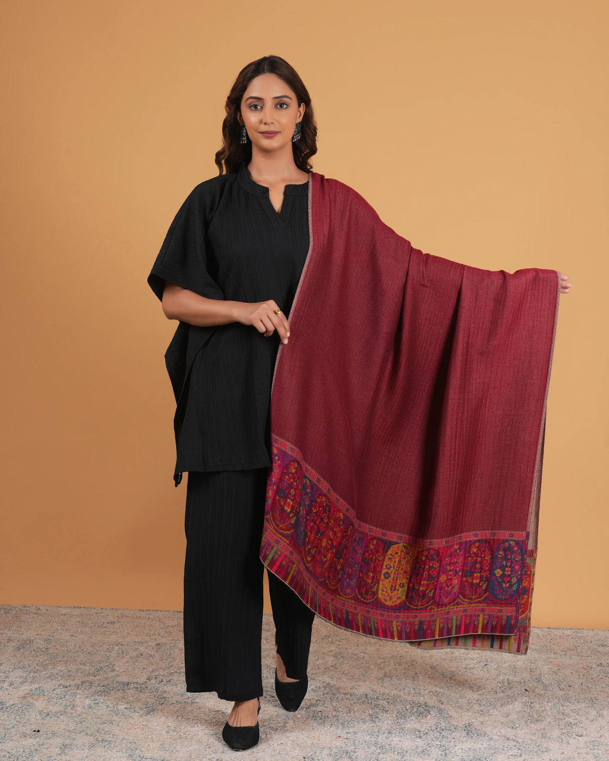 Reversible Woolen Shawl