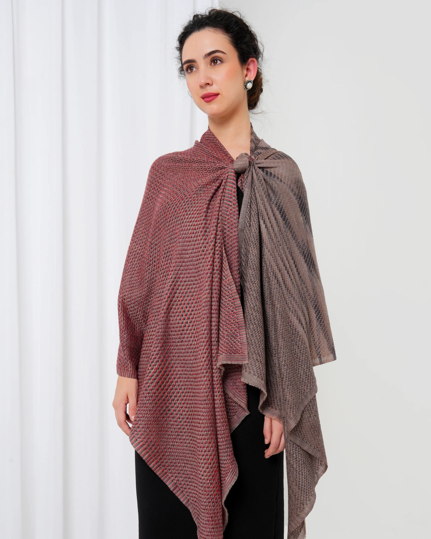 Reversible Cashmere Stole