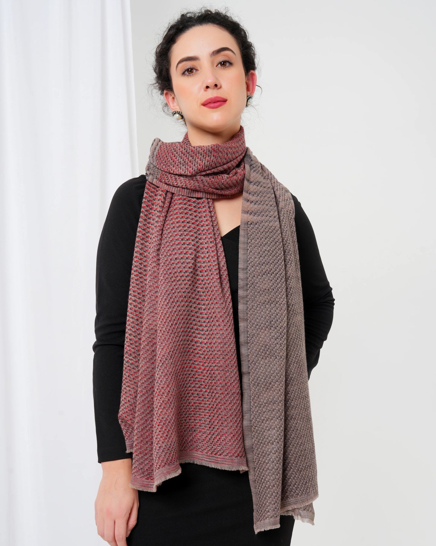 Reversible Cashmere Stole