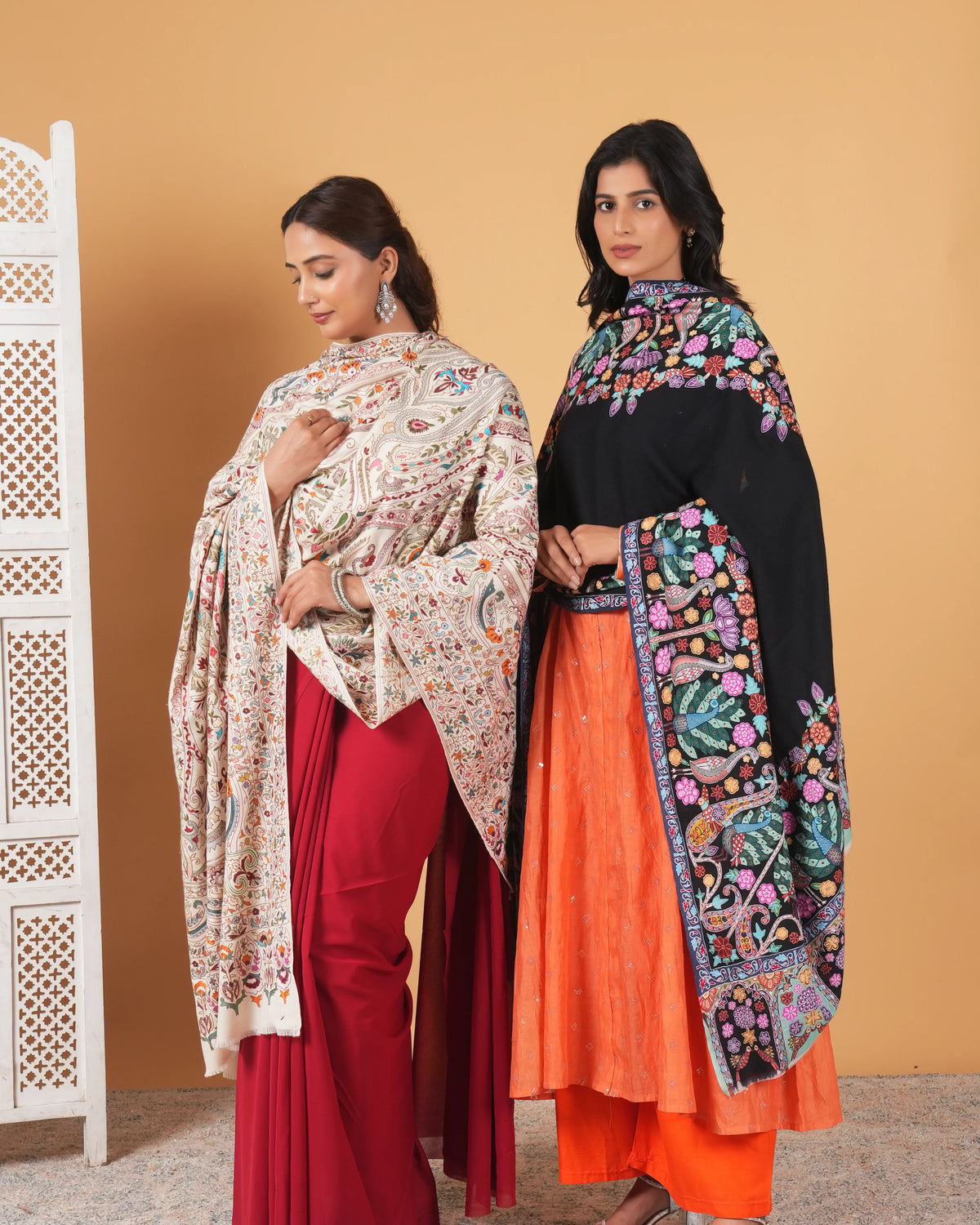 Kalamkari Pashmina Shawl
