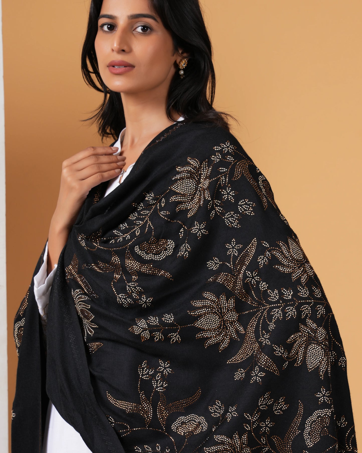Swarovski Woolen Stole