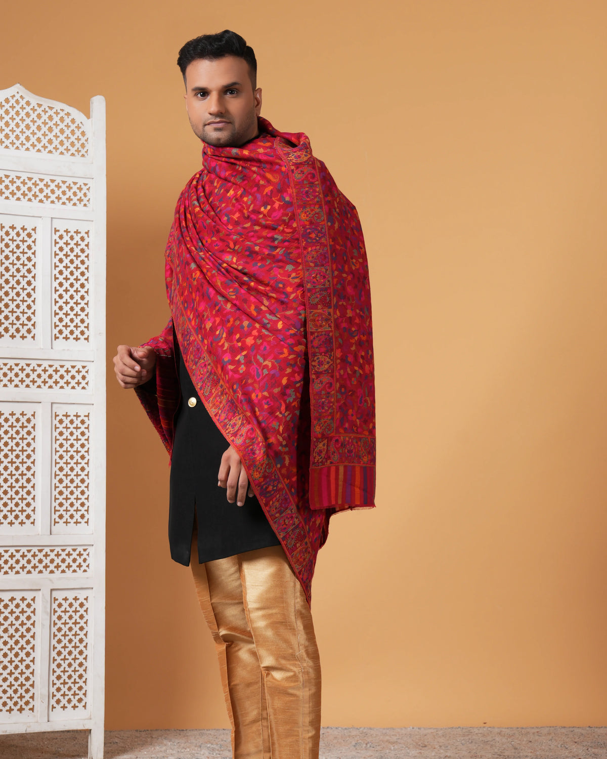 Kani Woolen Men's Shawl