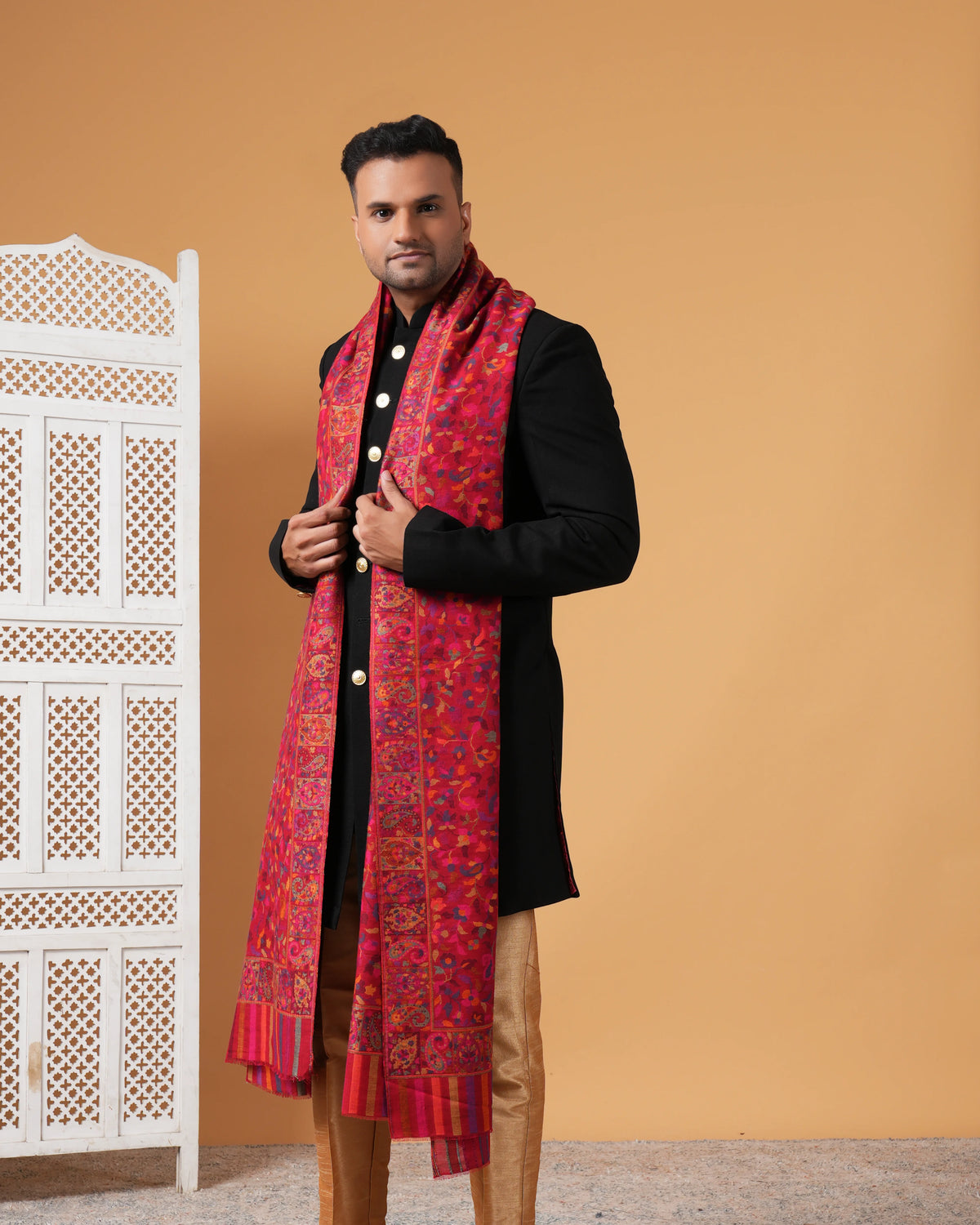 Kani Woolen Men's Shawl
