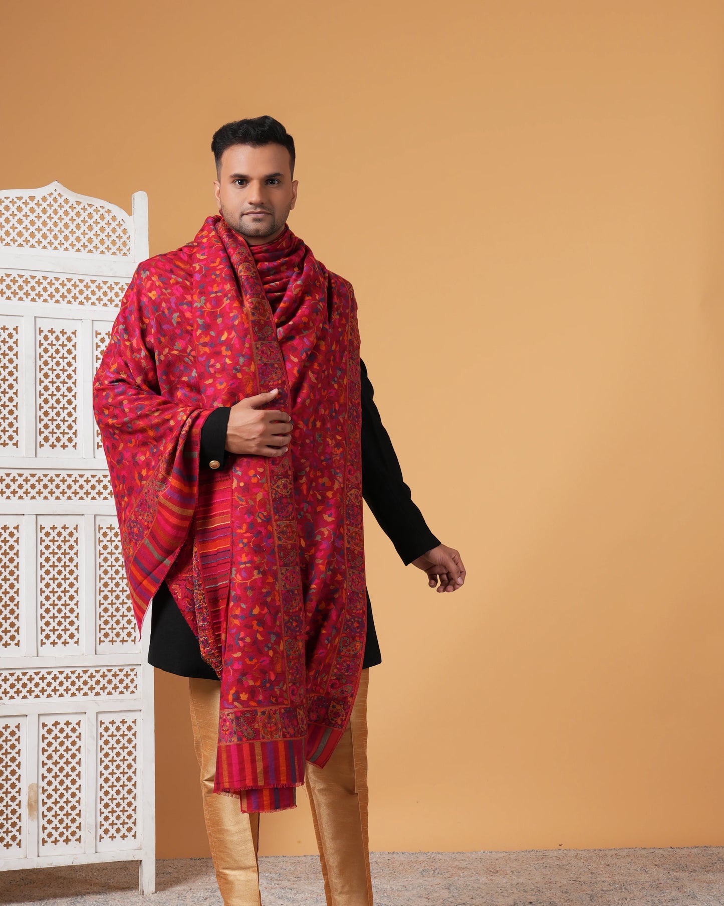 Kani Woolen Men's Shawl