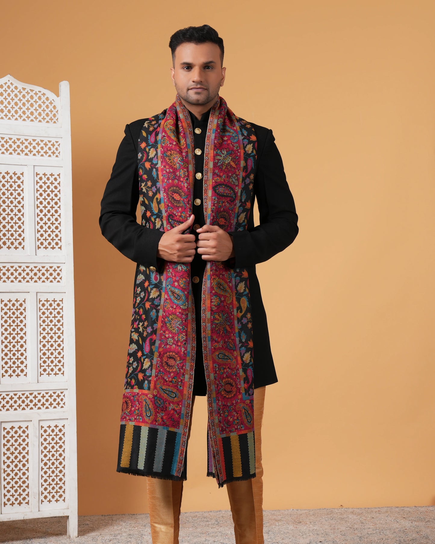 Kani Woolen Men's Shawl