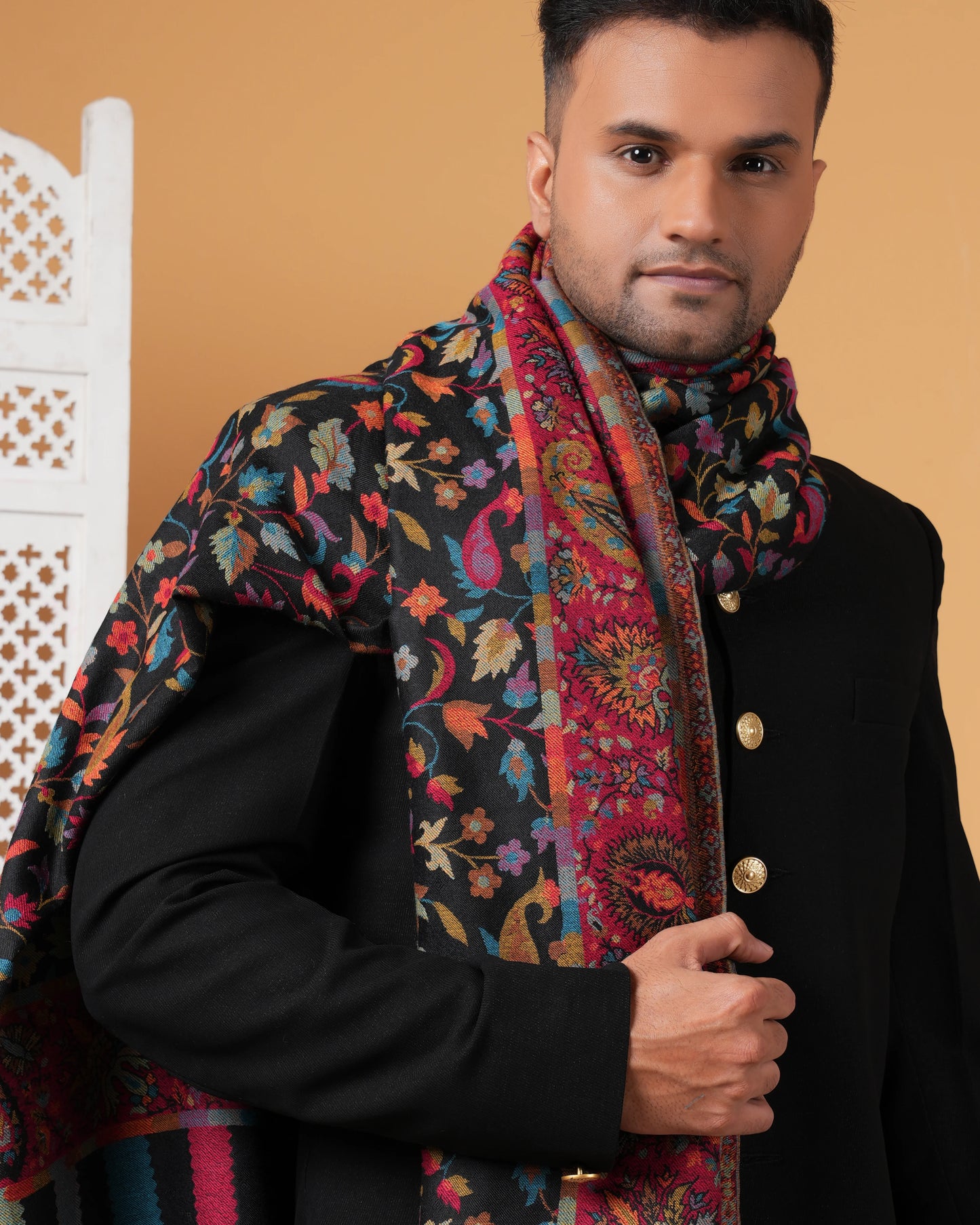 Kani Woolen Men's Shawl