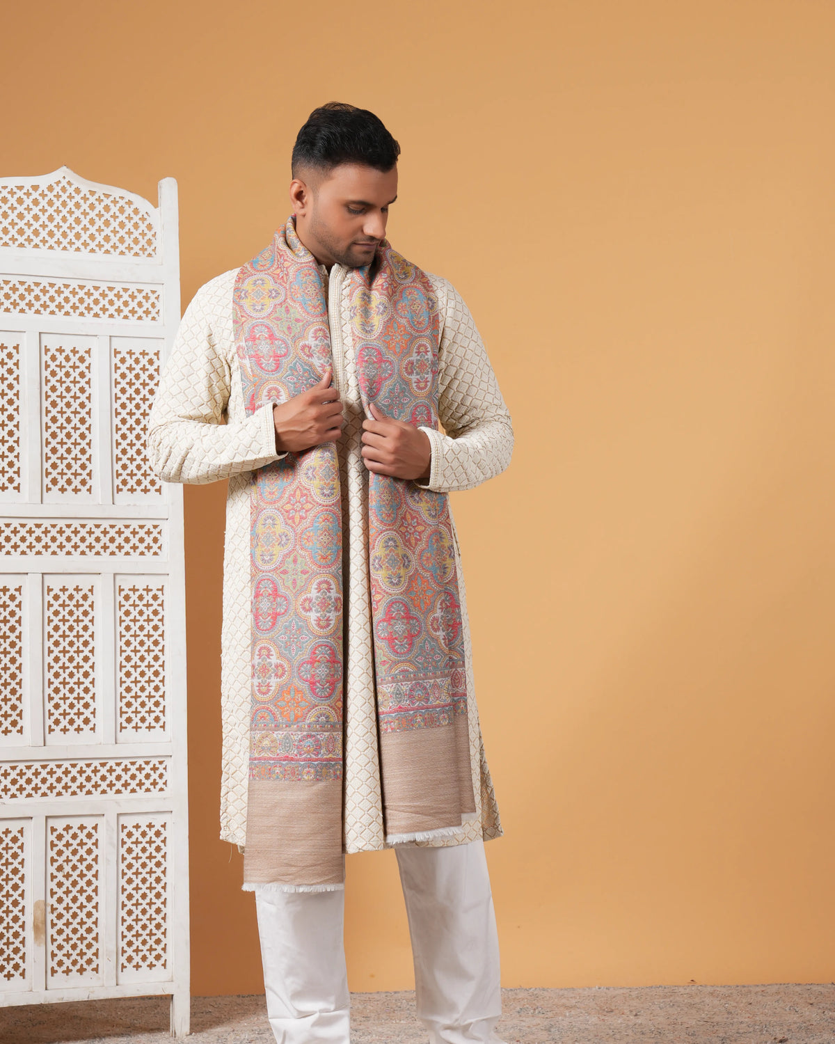 Kani Woolen Men's Shawl