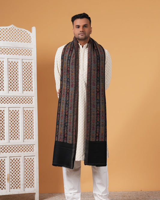 Reversible Woolen Men's Shawl