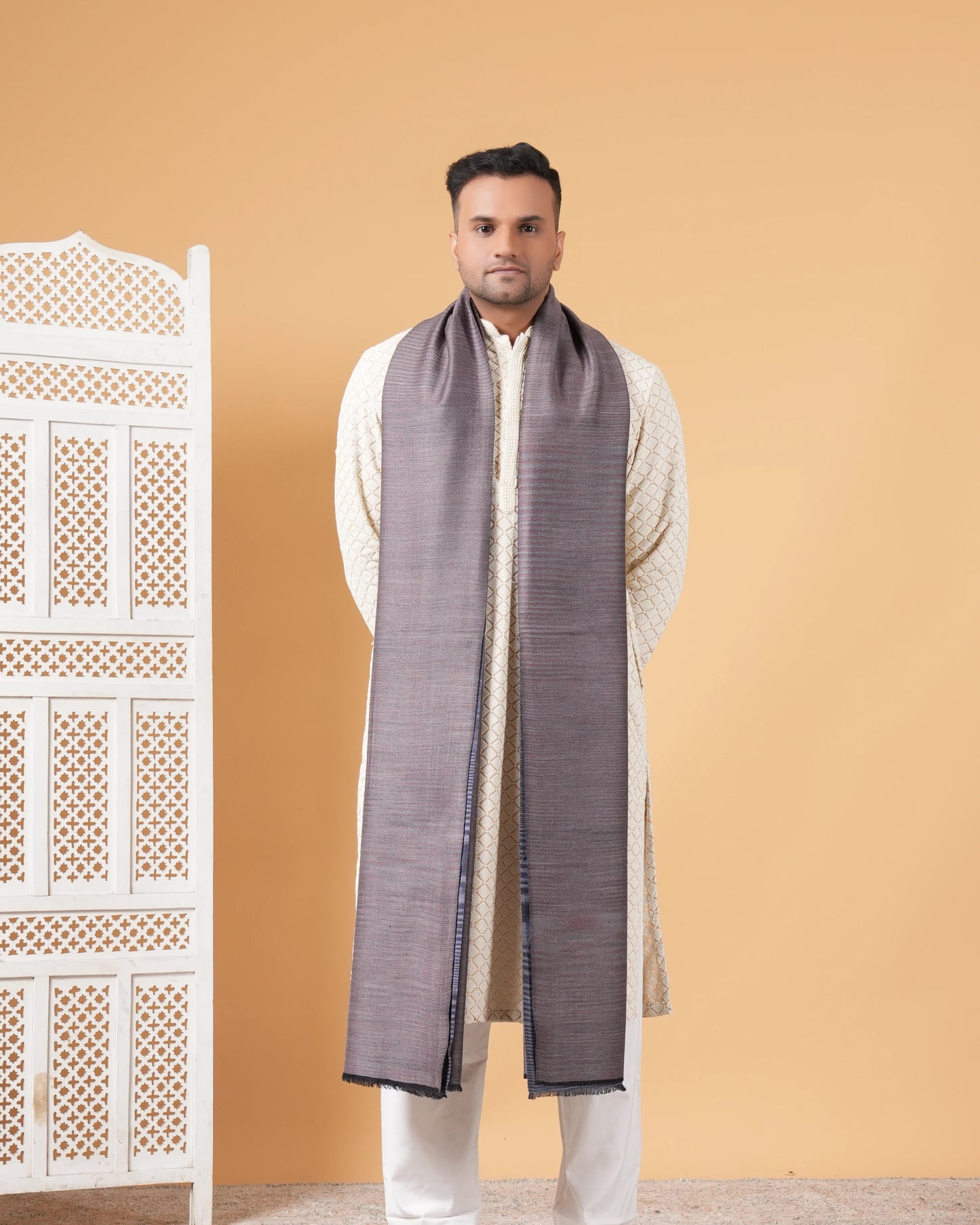 Reversible Pashmina Men's Shawl