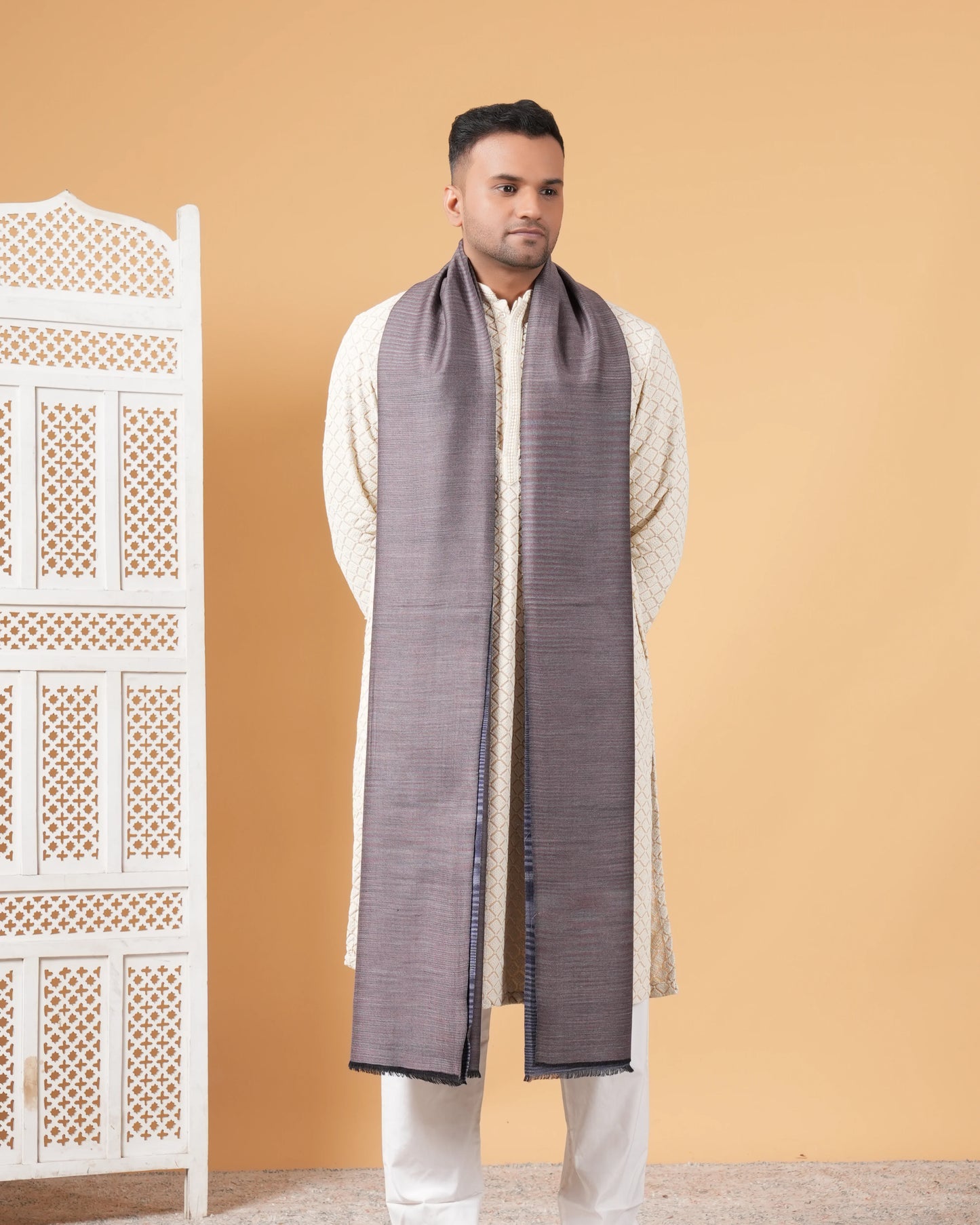 Reversible Pashmina Men's Shawl