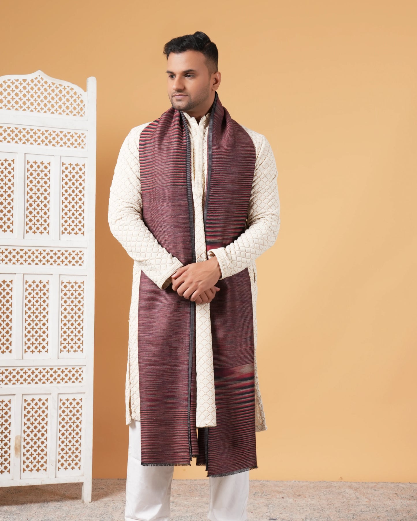 Reversible Pashmina Men's Shawl