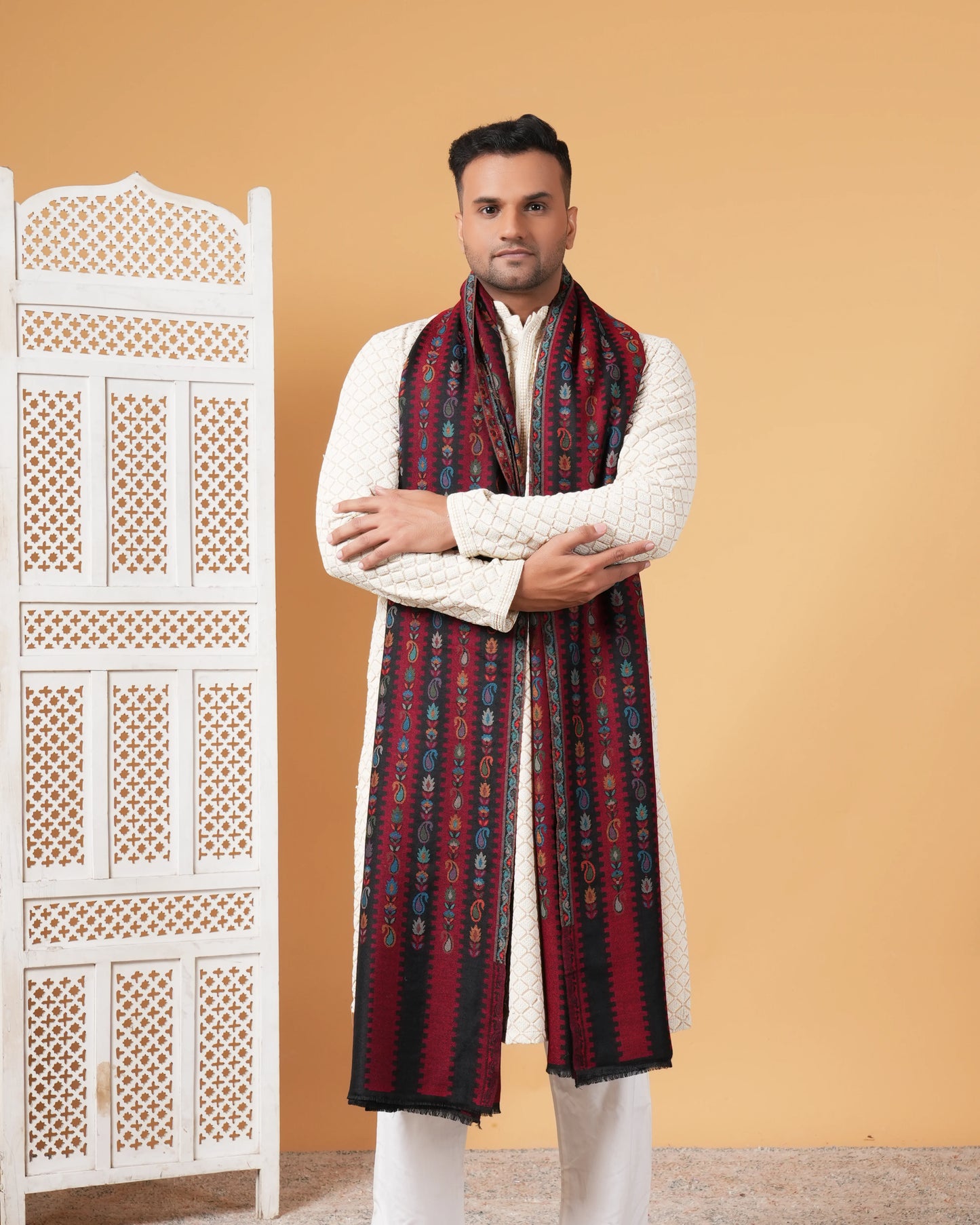 Kani Woolen Men's Shawl