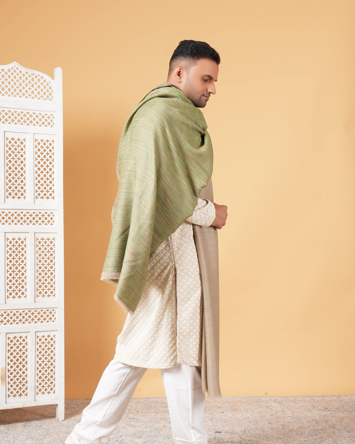 Reversible Pashmina Men's Shawl