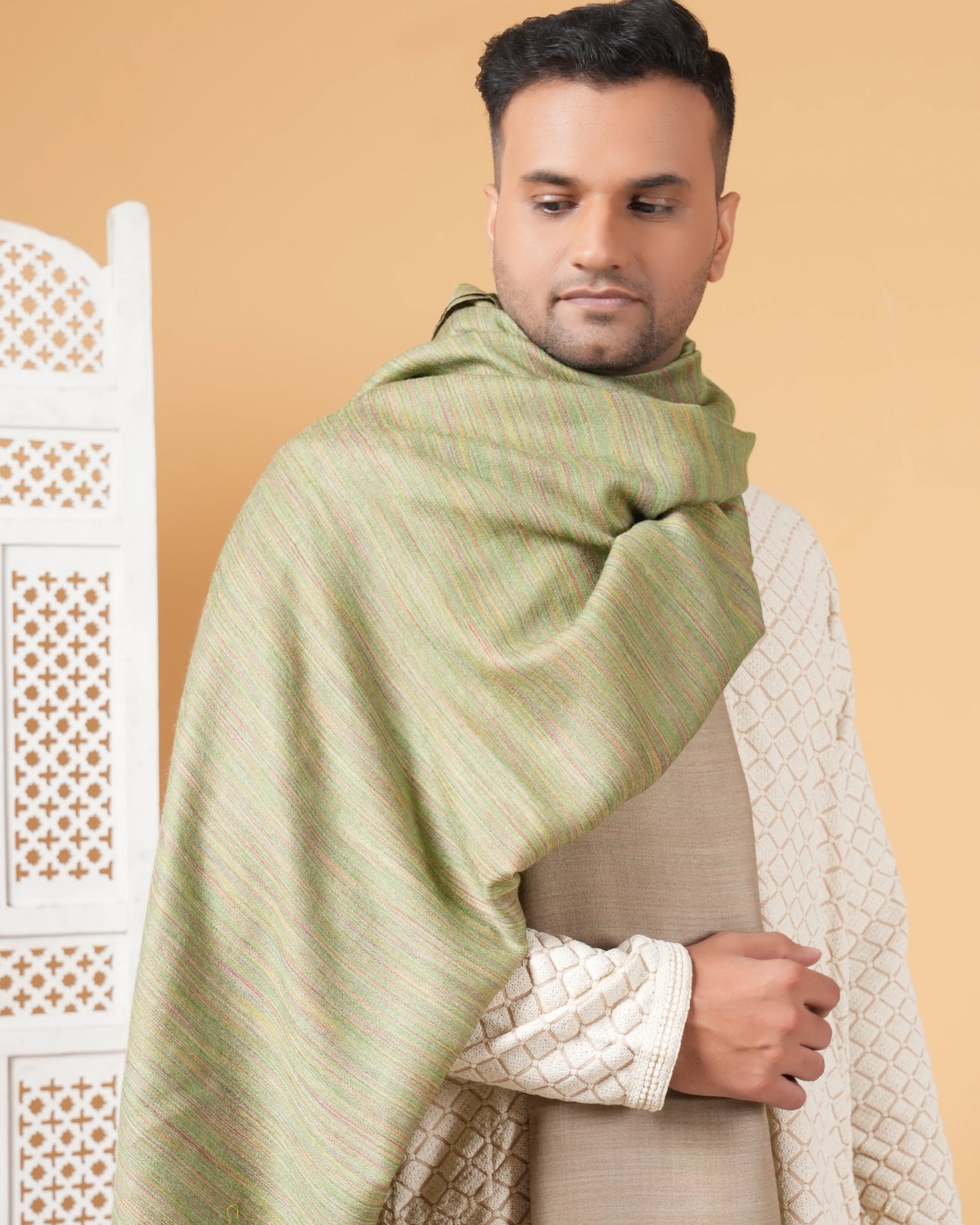 Reversible Pashmina Men's Shawl