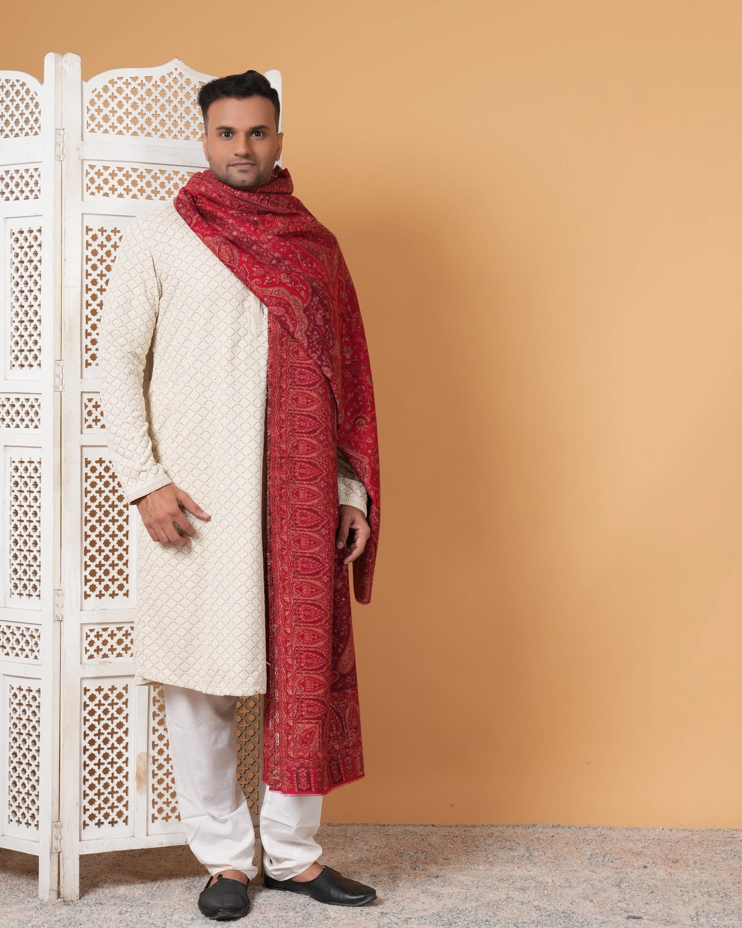 Kani Woolen Men's Shawl