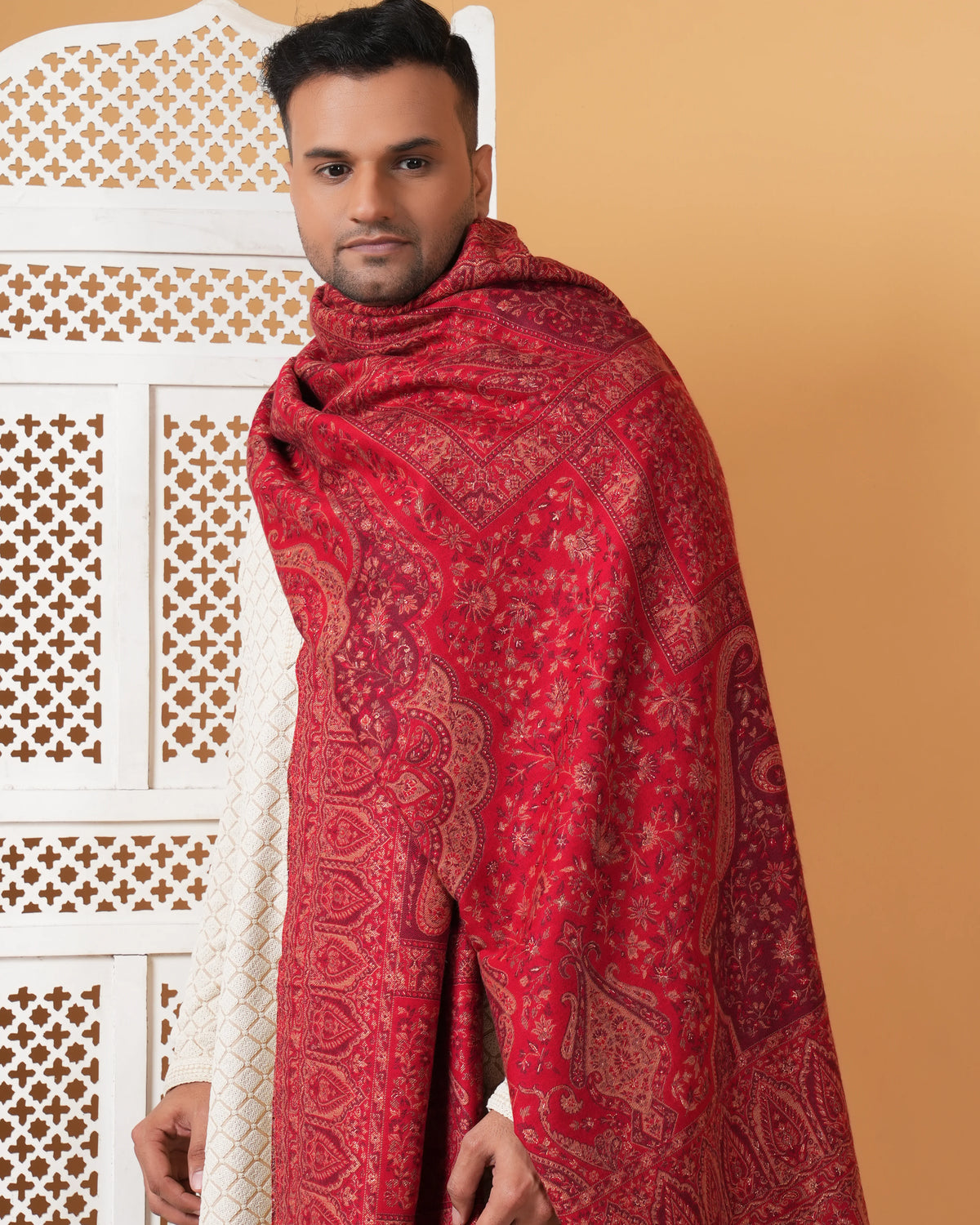 Kani Woolen Men's Shawl