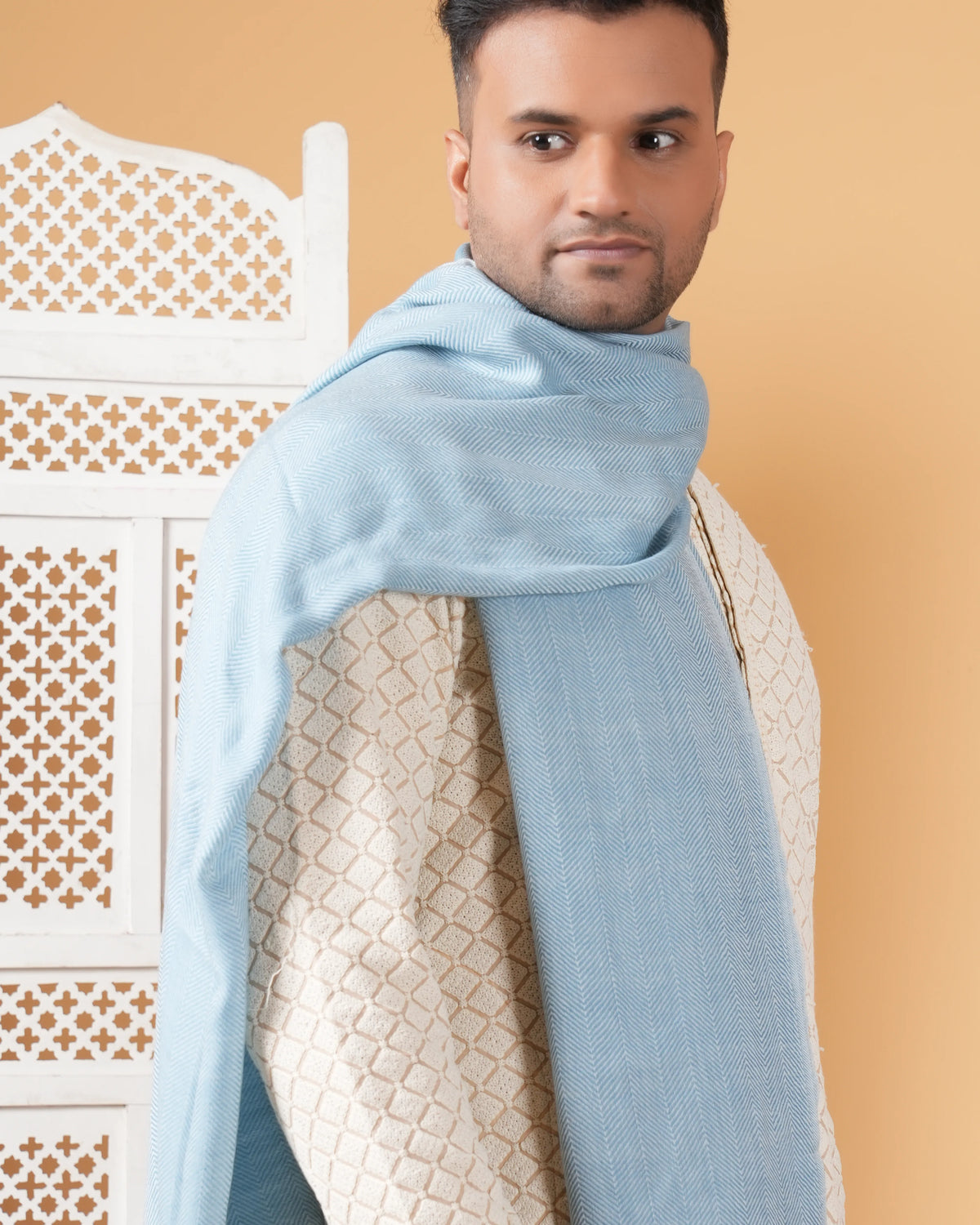 Herringbone Pashmina Stole