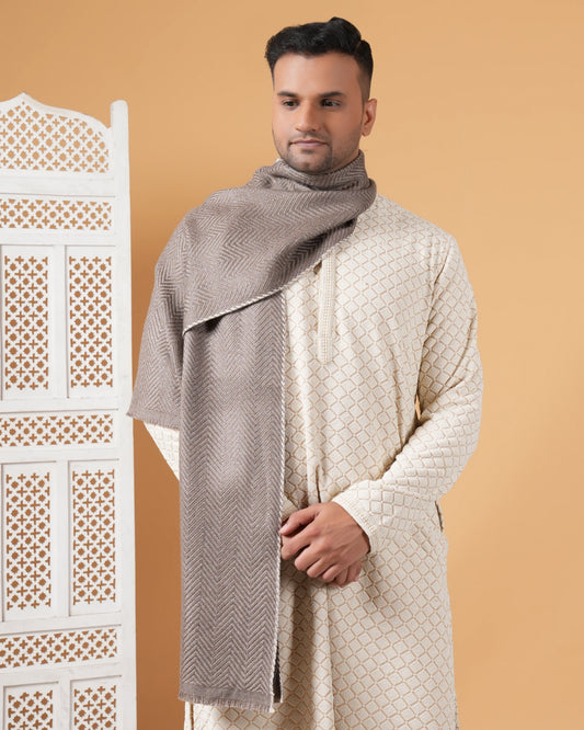Herringbone Pashmina Muffler