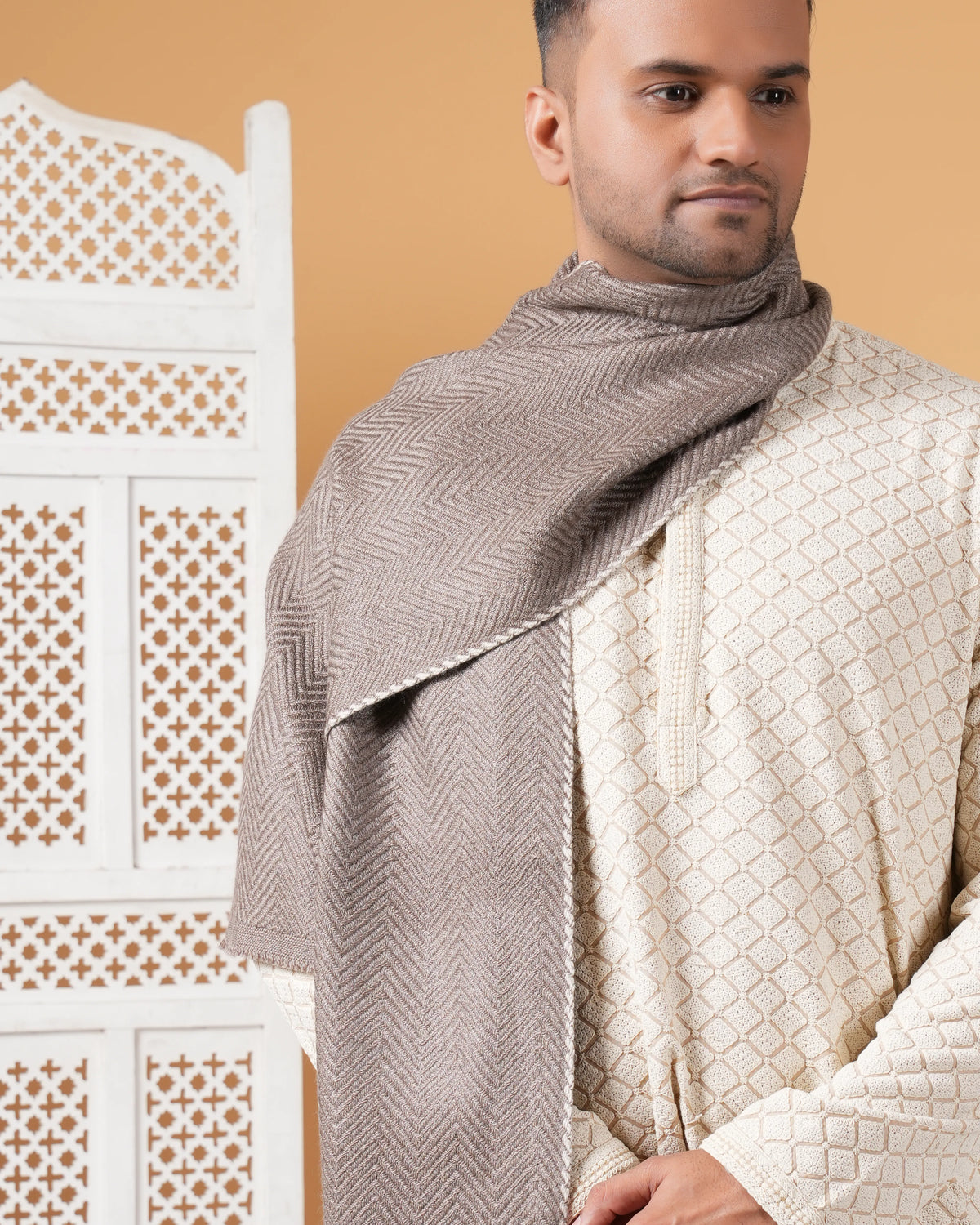 Herringbone Pashmina Muffler