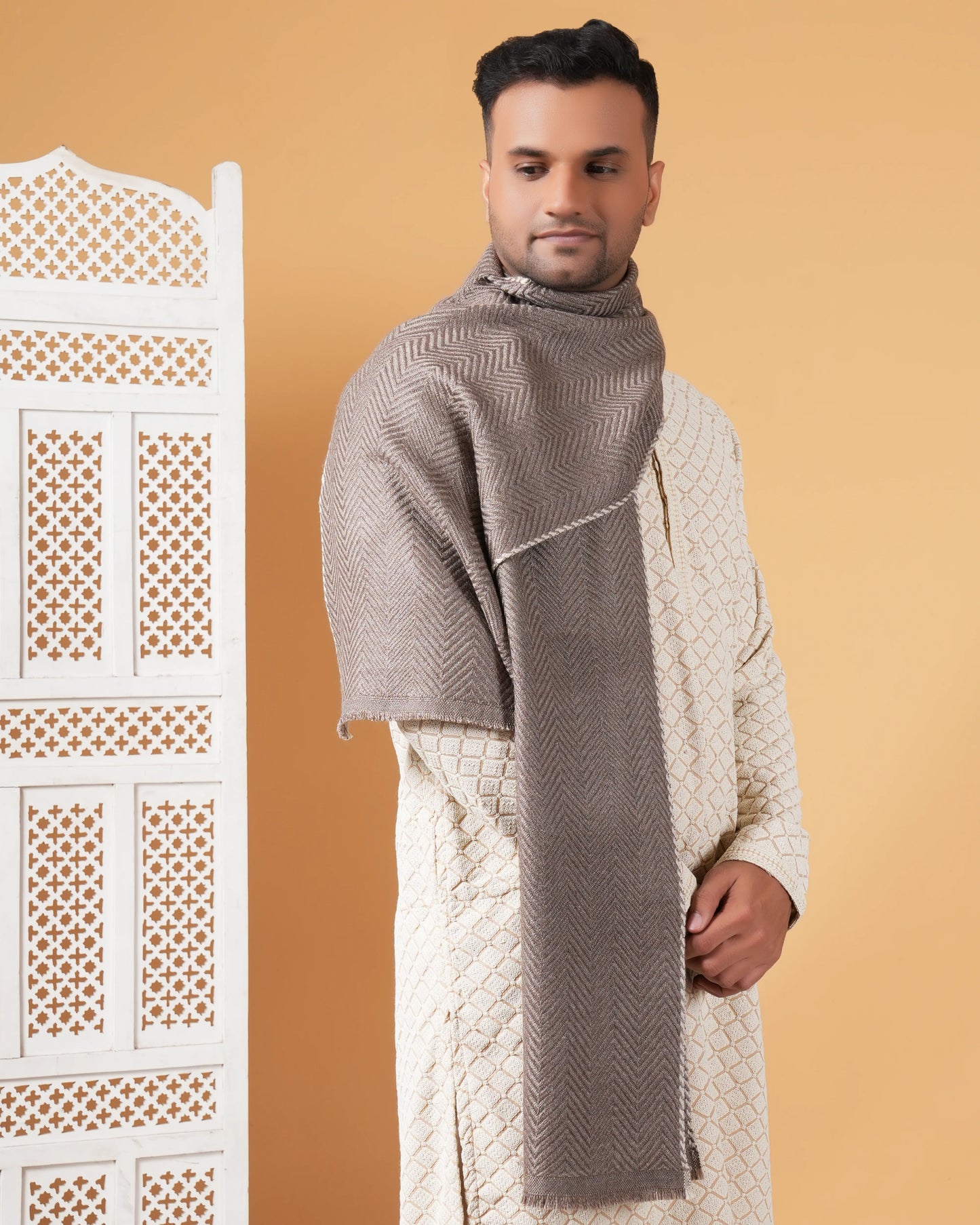 Herringbone Pashmina Muffler