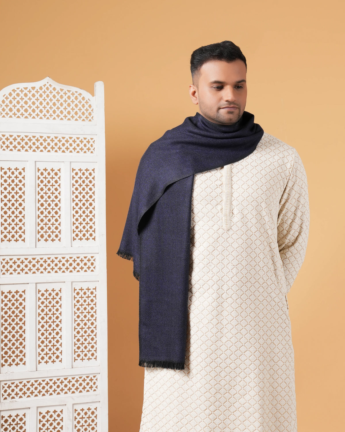 Herringbone Pashmina Muffler