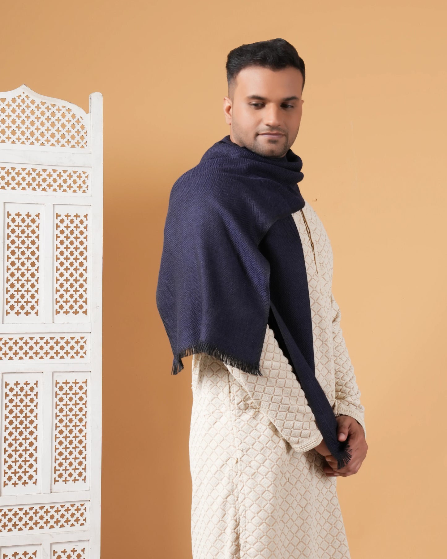 Herringbone Pashmina Muffler