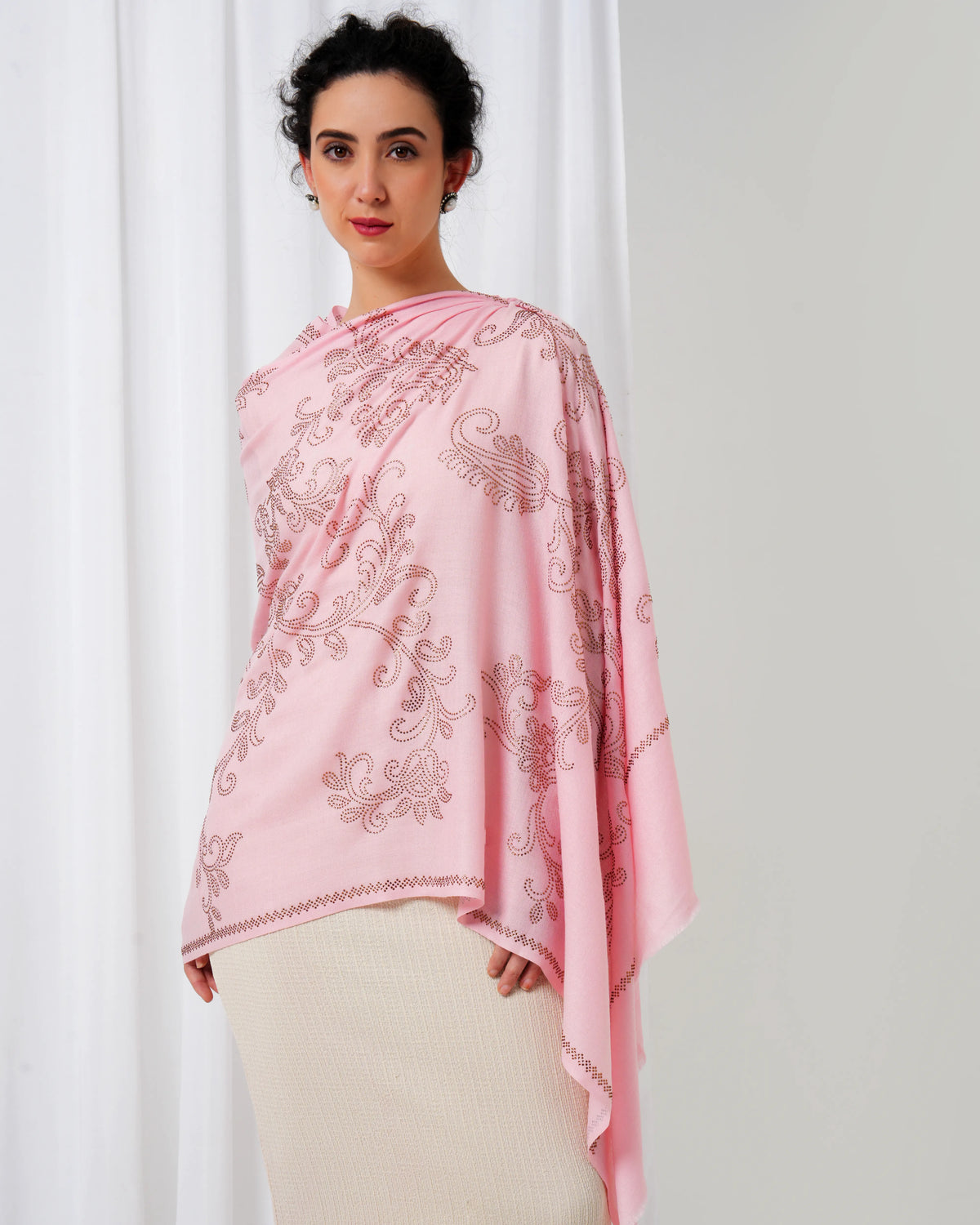 Swarovski Woolen Stole