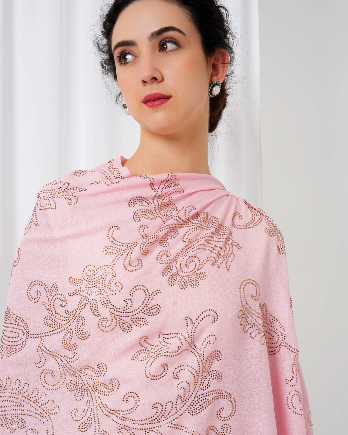Swarovski Woolen Stole