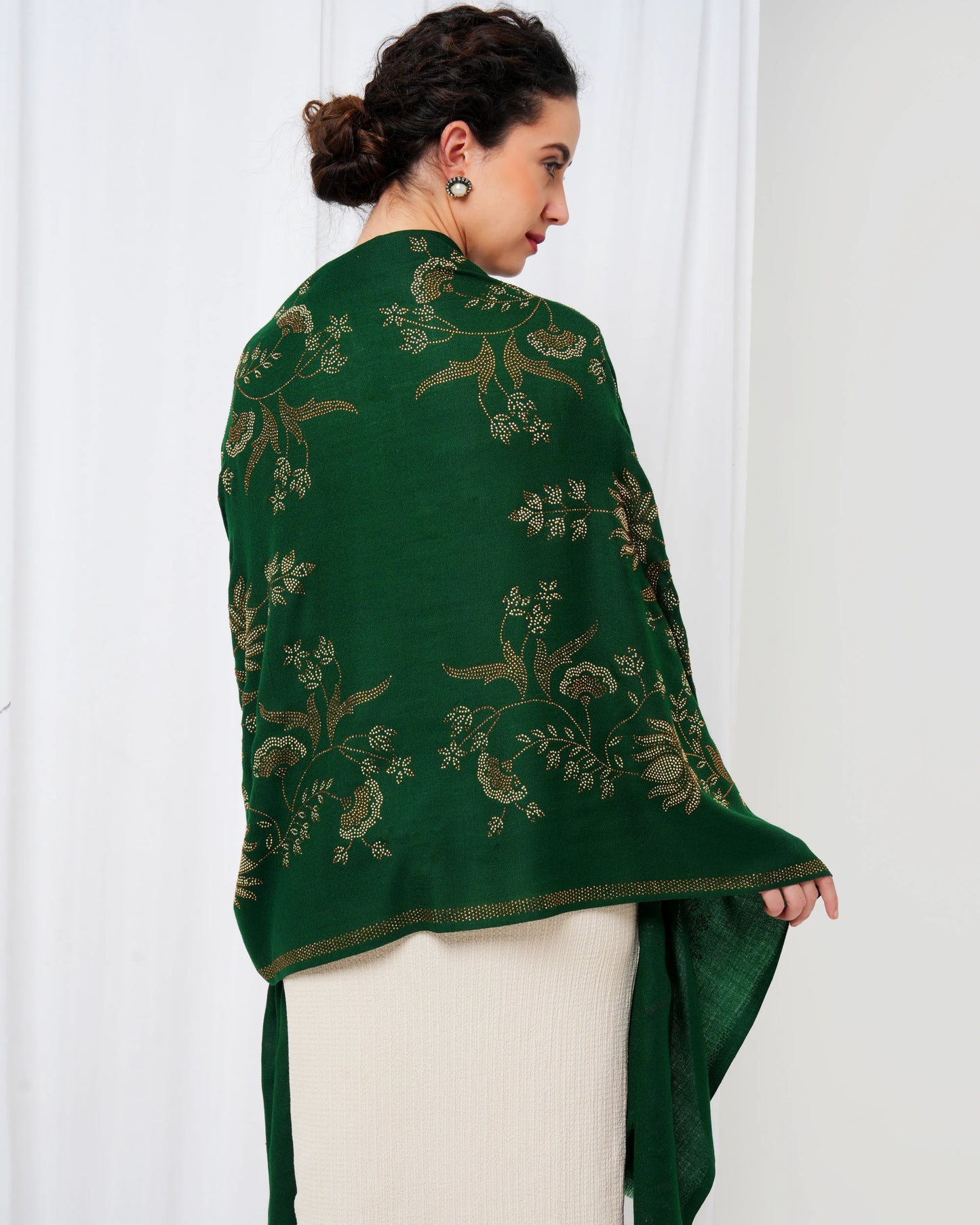 Swarovski Woolen Stole