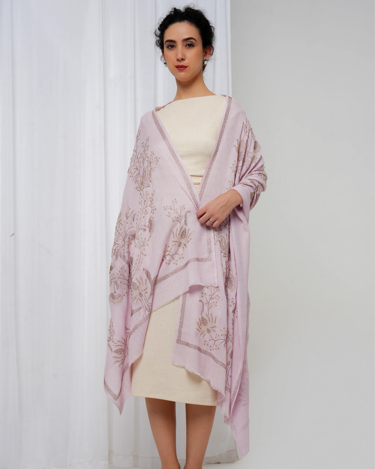 Swarovski Woolen Stole