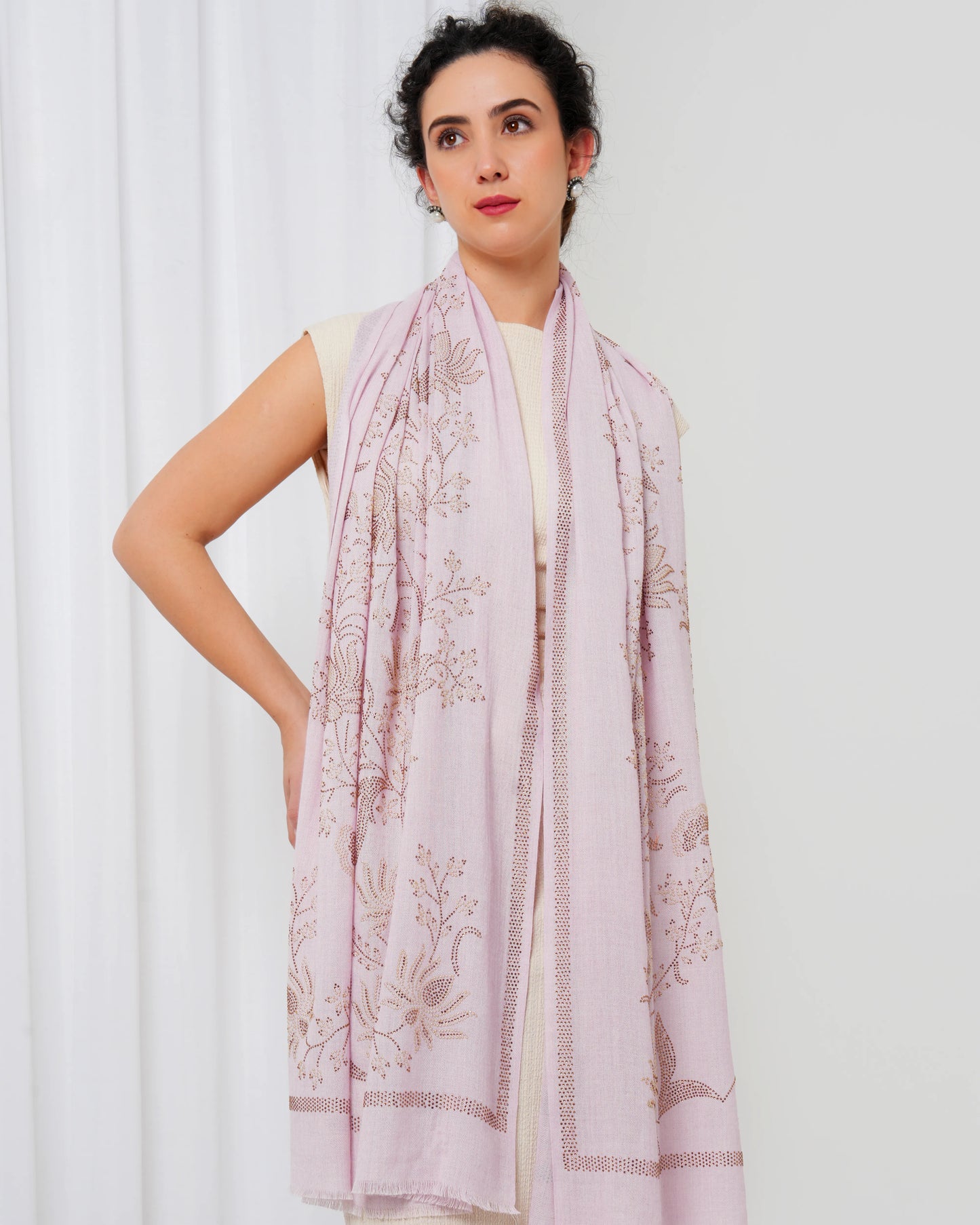 Swarovski Woolen Stole