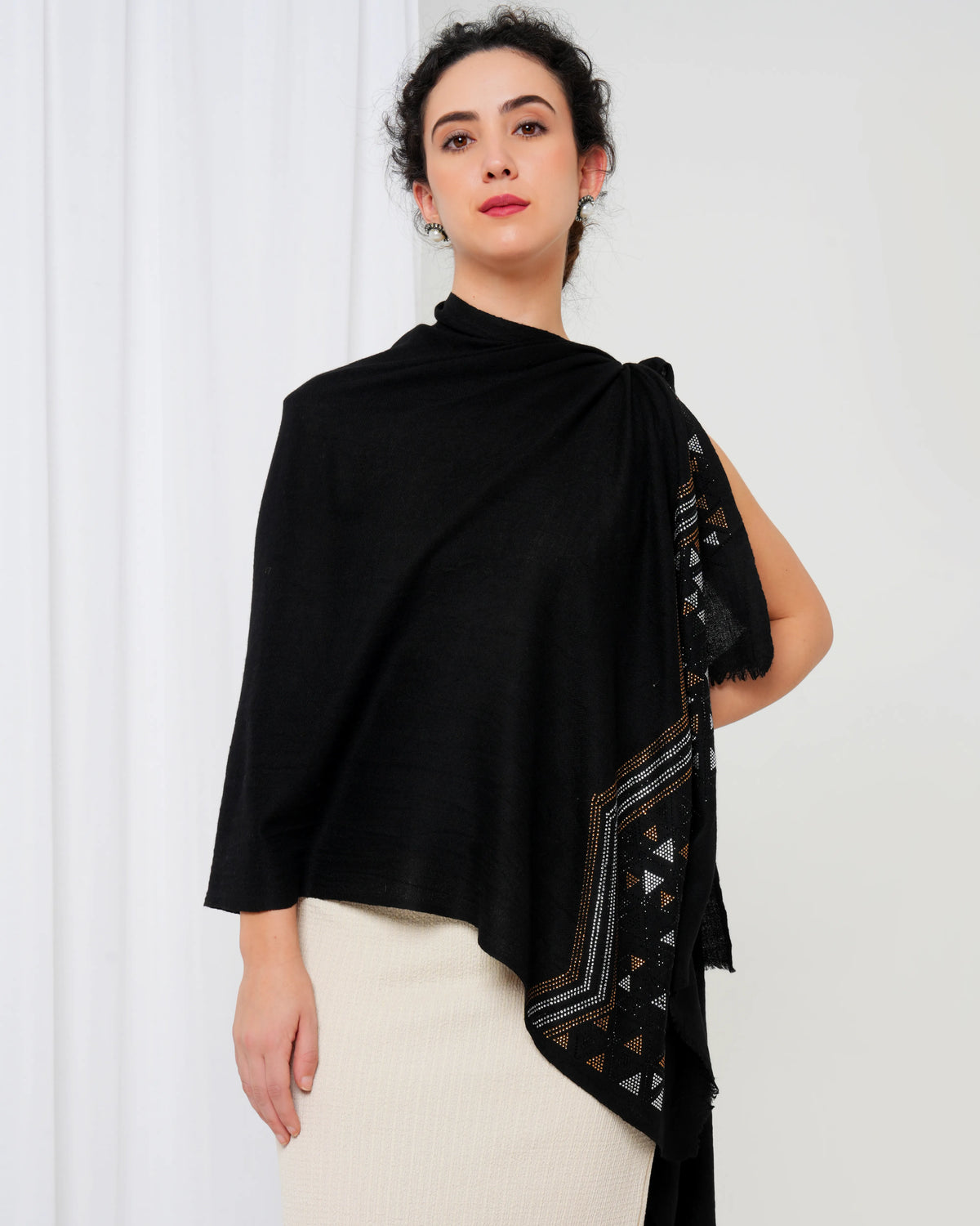 Swarovski Woolen Stole