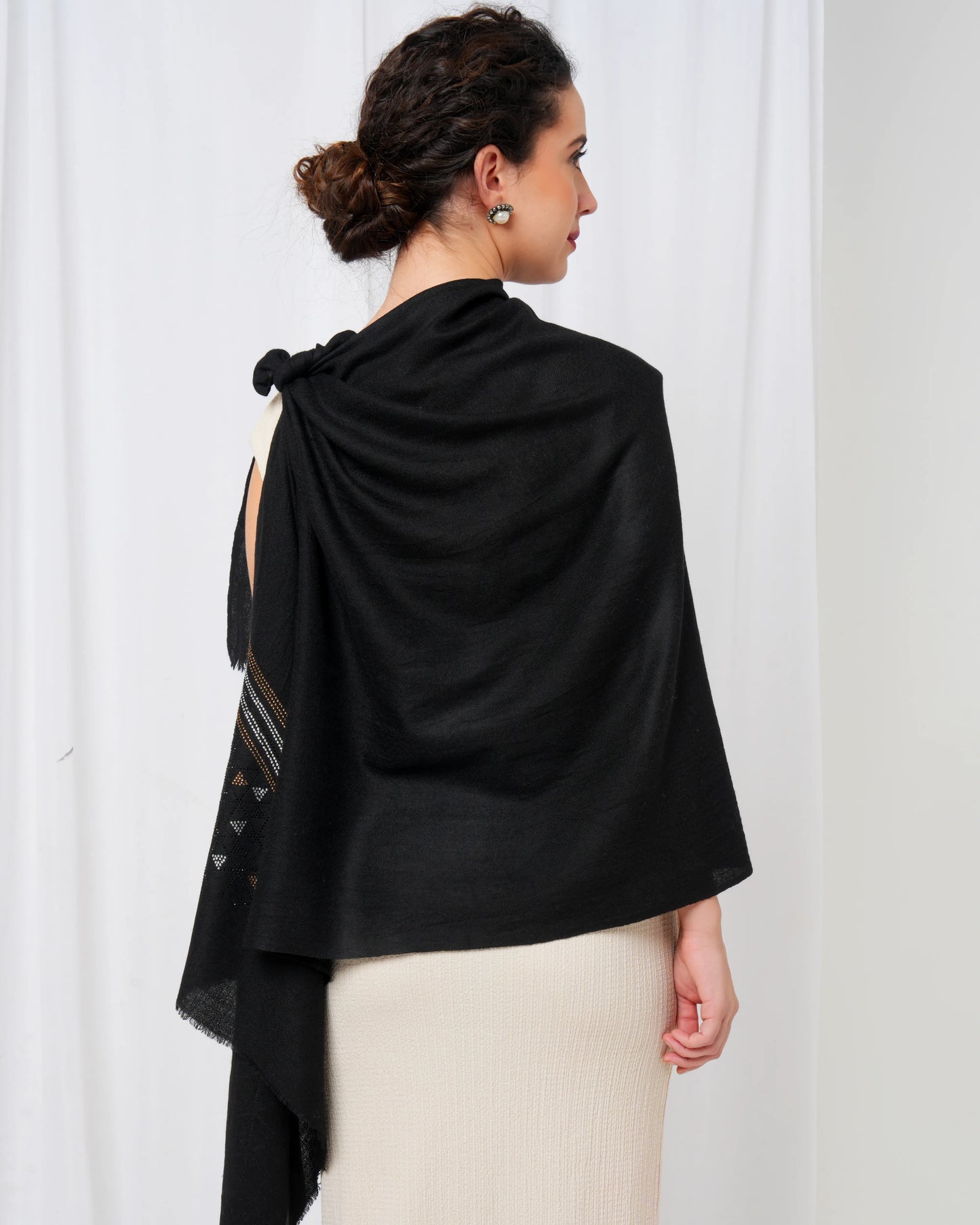 Swarovski Woolen Stole