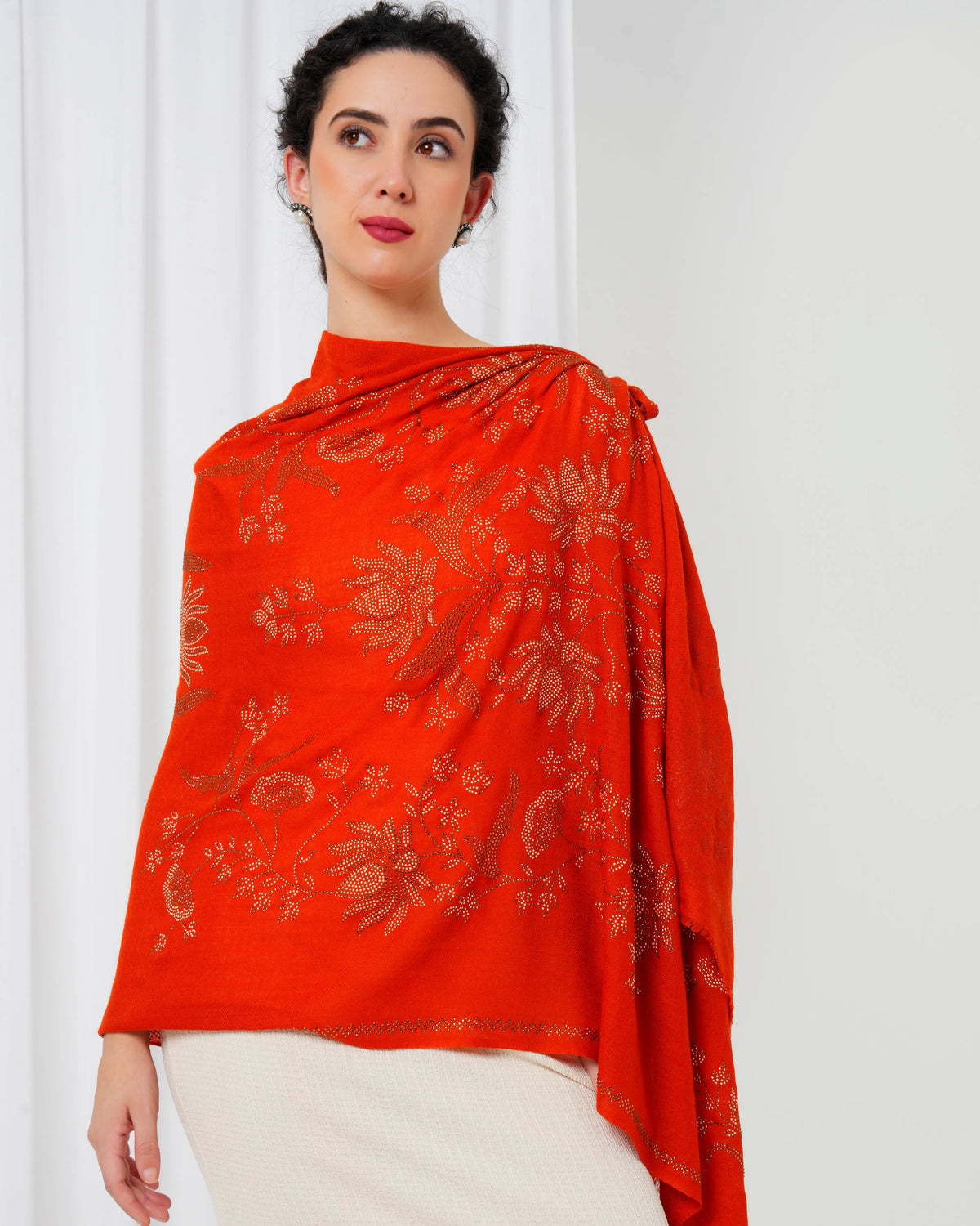Swarovski Woolen Stole