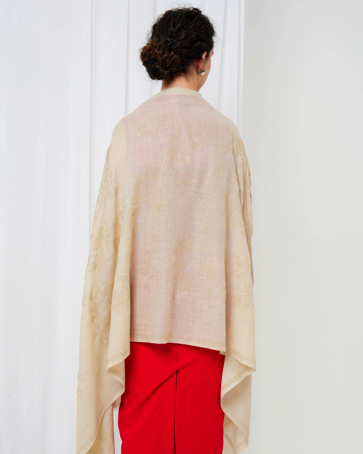 Swarovski Woolen Stole