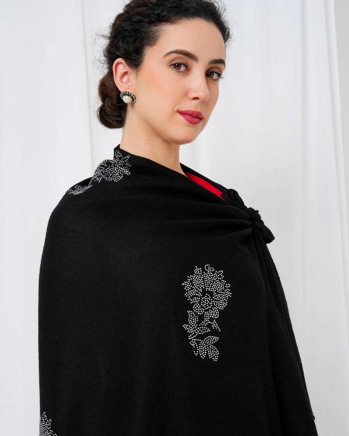 Swarovski Woolen Stole