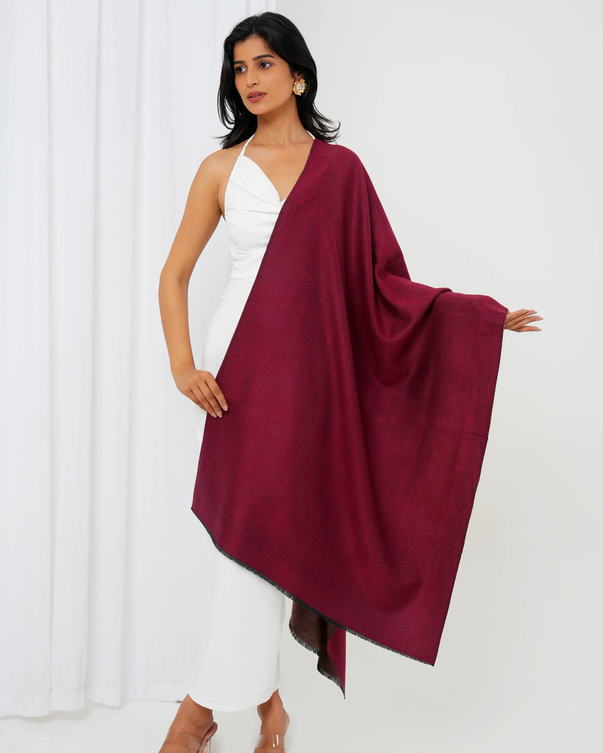 Reversible Ikat Pashmina Stole