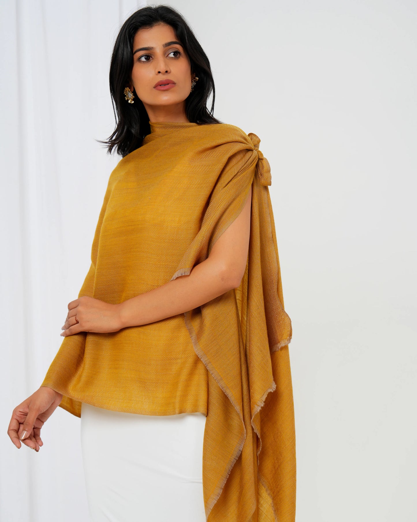 Herringbone Pashmina Stole