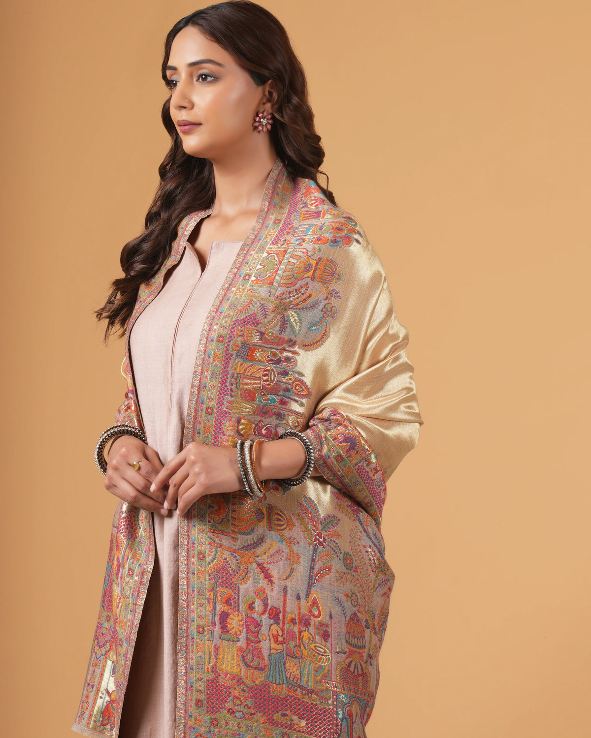 Zari Woolen Stole
