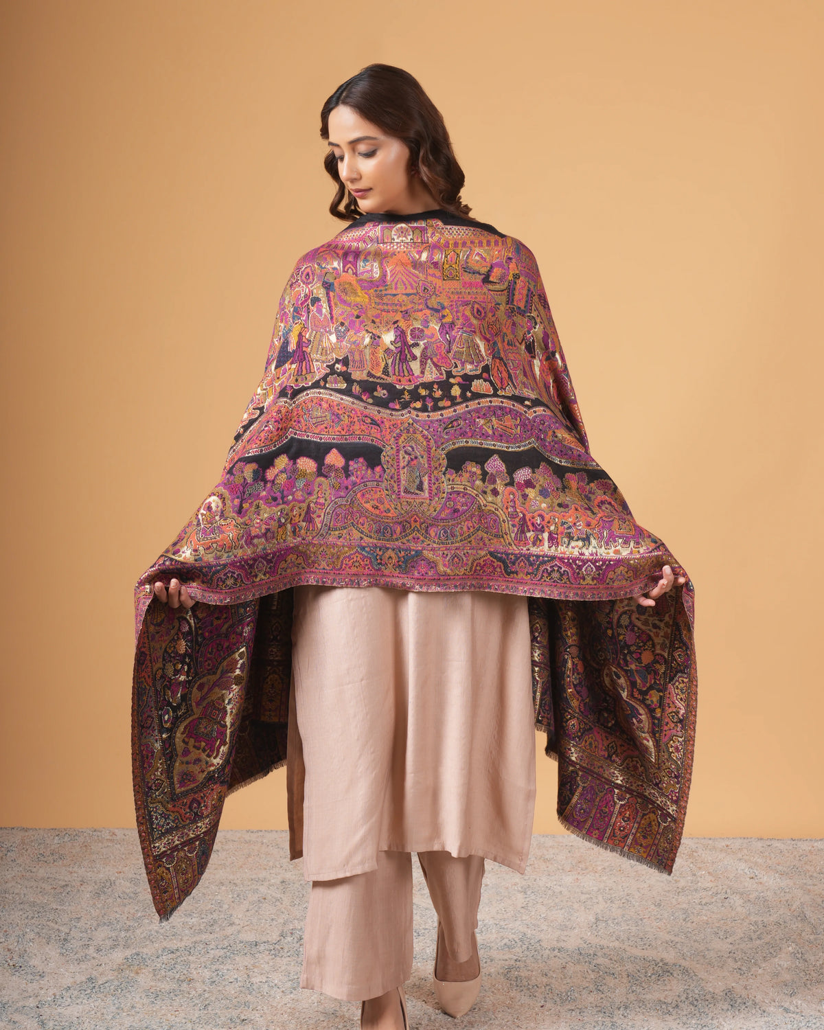 Reversible Woolen Shawl